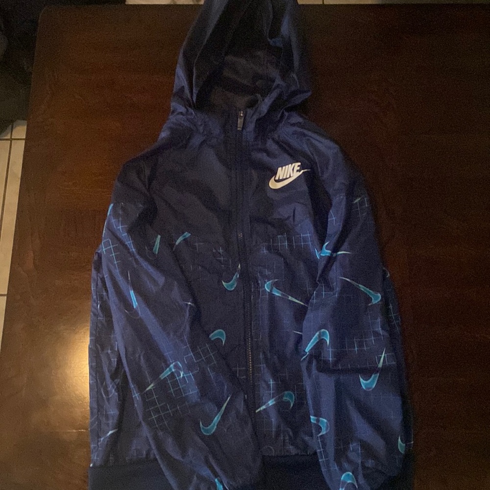 Boys blue Nike windbreaker jacket